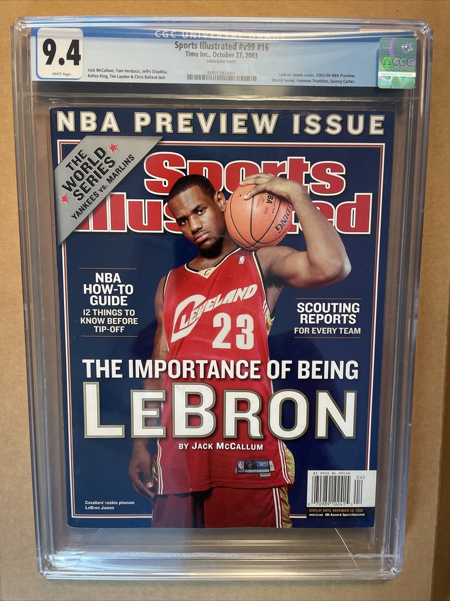lebron james sports illustrated 2003