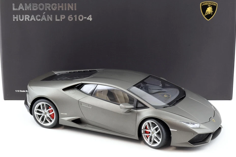 1:12 AUTOart Lamborghini Huracan LP 610-4 Grigio Titans / Mat Gris 12099 - Photo 2/4