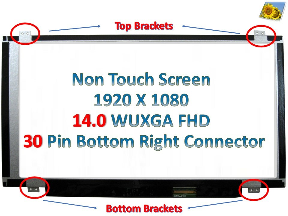 Schermo Lenovo 14 Pollici FHD IPS LED, FRU 01HW839, 30 Pin, Opaco, Non Touch, DisplaySeek