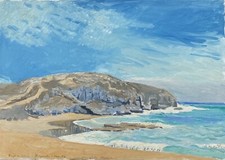 Impressionist Karl Adser Playa de Muelo Lanzarote Küstenlandschaft Spanien