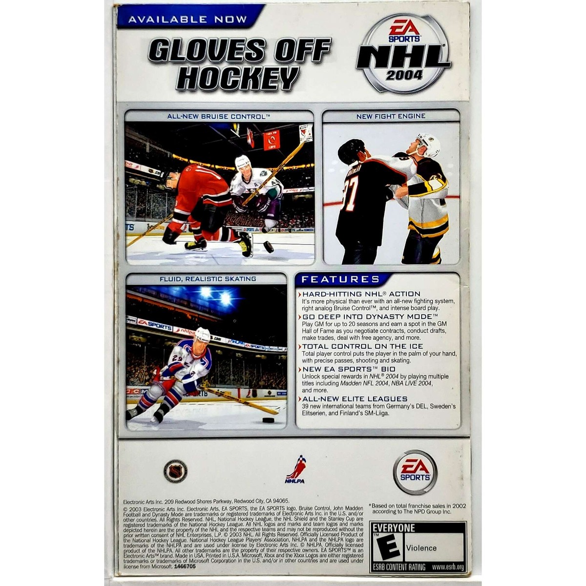 Manual Only) FIFA 2004 Microsoft Xbox Classic Original Authentic