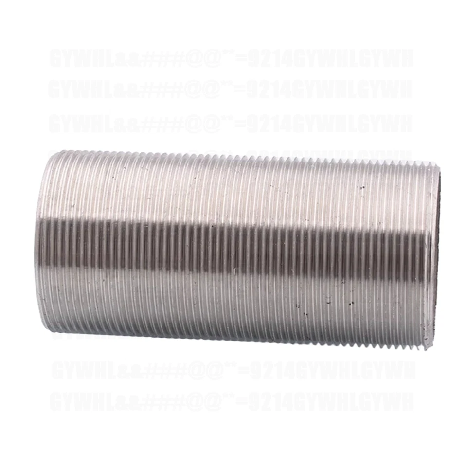 Threaded Hollow Tube Nipple Stainless Barrel Running Nipple Threaded Rod Fitting - Image 4 of 4