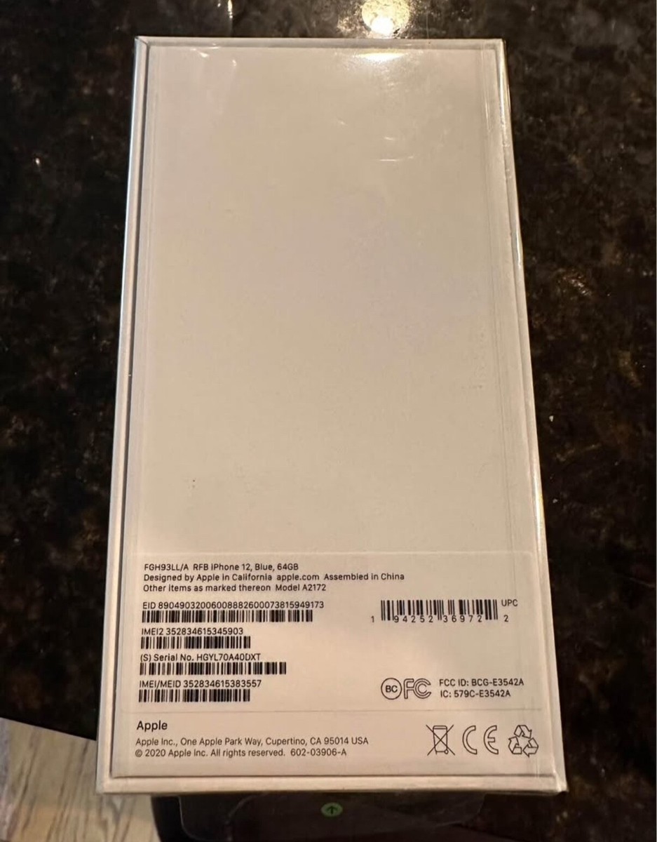Apple iPhone 12 - 64 GB - Blue (Unlocked) for sale online | eBay Apple iPhone 12 - 64 GB - Blue (Unlocked) for sale online | eBay