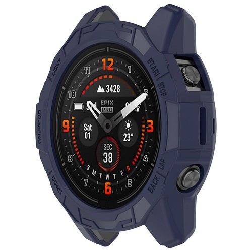 For Garmin Fenix 7/7 PRO/EPIX Pro 47MM Rugged TPU Protection Bumper Case Cover - Picture 11 of 18