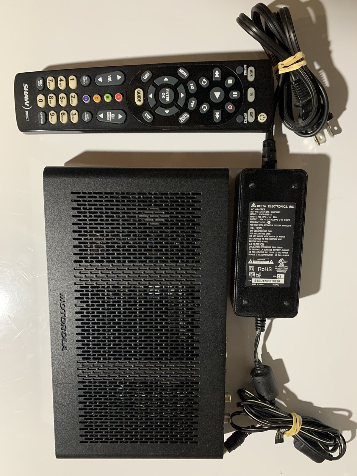 Shaw Direct DSR600 Receiver Satellite Star Choice HDMI Remote AC