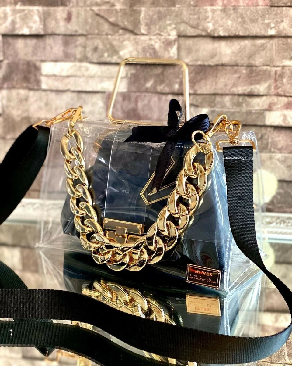 Clear personalized bags on sale