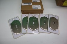 allen roth Yalden 1-Gang Brushed Nickel Zinc Toggle Wall Plate 20 total