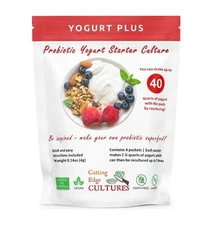Yogurt Plus Probiotic Yogurt Starter Culture By Cutting Edge Cultures 4 grams 4