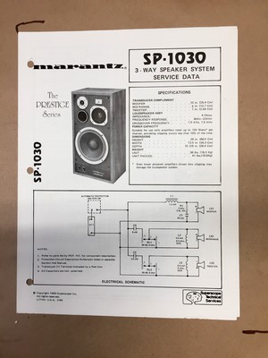 marantz 1030 speakers