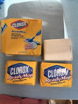 Clorox Ready Mop Absorbent Cleaning Pads Refill 21 ct Package Disposable