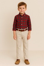 Polo Ralph Lauren Boys Chino Pants 4T Beige Stretch Cotton