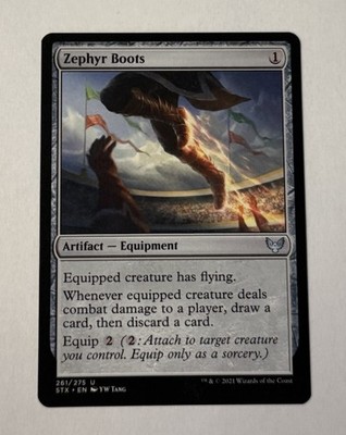 MTG Zephyr Boots Regular - Strixhaven: School of Mages NM
