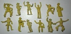 Marx 1950s Roy Rogers Mineral City 60MM Vinyl Cowboys