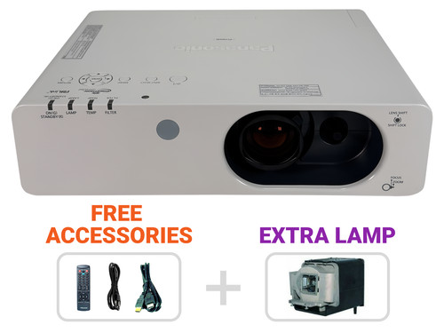 Panasonic PT-FW430U - 3LCD Projector 3500 Lumens WXGA Full HD HDMI + EXTRA LAMP