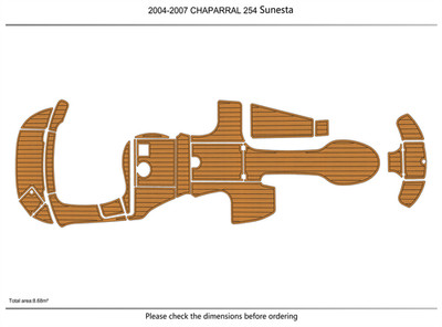 2004-2007 Chaparral 254 Sunesta DuraEVA Boat flooring