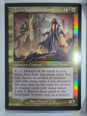 Queen Kayla bin-Kroog - P379 - Foil & Retro Frame - MTG - BRO