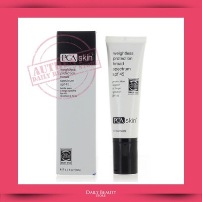 PCA Skin Weightless Protection Broad Spectrum SPF 45 1.7oz EXP 07/2027 NEW FAST