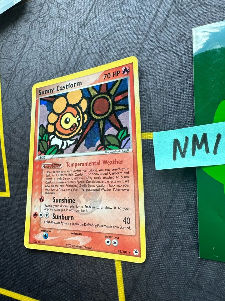 Pokemon Card Sunny Castform EX Hidden Legends Reverse Holo 26/101 108 💎NM💎 - Image 4 of 4