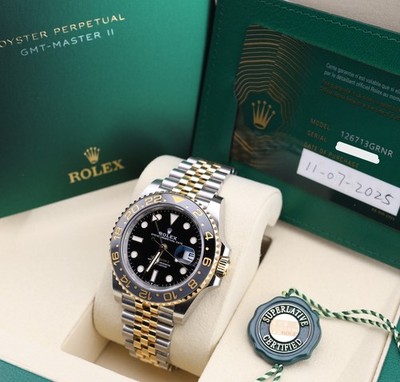 2025 Rolex GMT-Master II Zombie Bumblebee 126713GRNR Jubilee Full