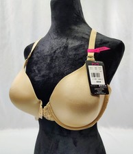 Maidenform Women's One Fab Fit Extra Coverage T-Back Bra Sz 40D 7112 Latte NWT