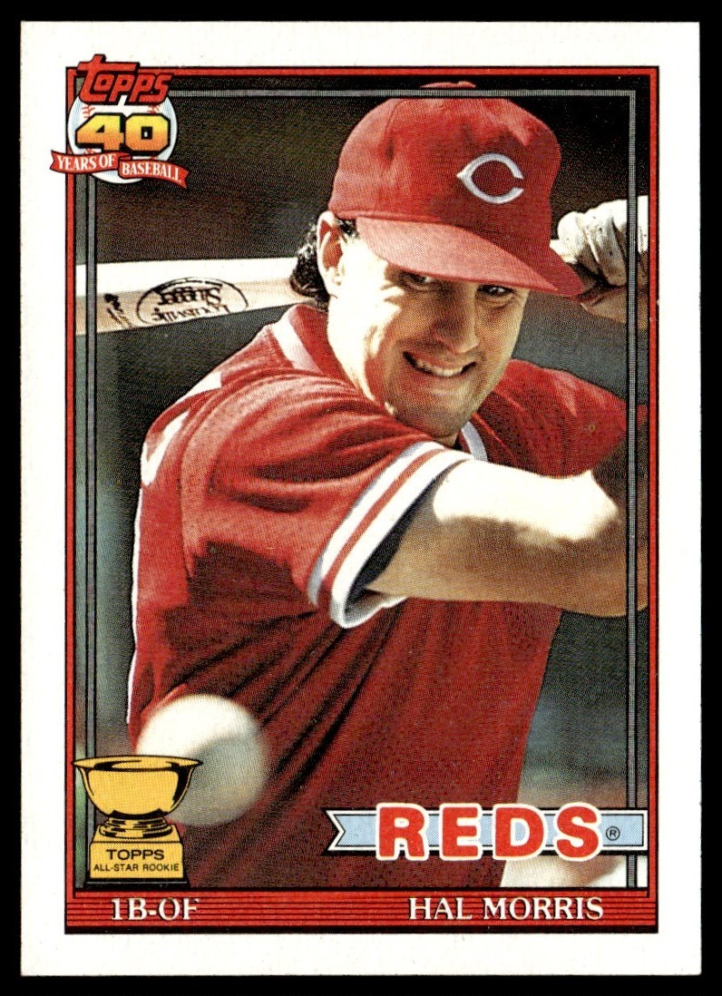1991 Topps Hal Morris Cincinnati Reds #642