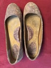 B.O.C. Leather Floral Lace Beige Slip On Ballet Flats 8.5 M — photo 10