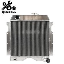 Fit 54-64 Jeep Willys 6-226 Truck Utility Wagon L6 3.7l Full Aluminum Radiator