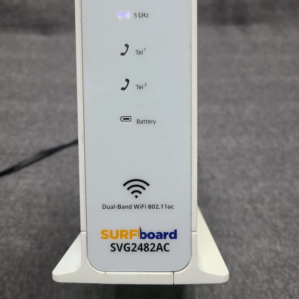 ARRIS SURFboard SVG2482AC Cable Modem Router Dual-Band WiFi Voice Intel Inside - Image 3 of 4
