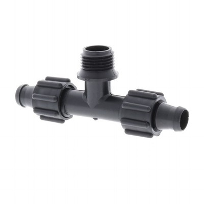 Irritec Perma-Loc Tape Tee x 1/2'' MPT Adapter
