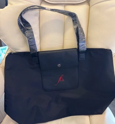 NEW Black FGI Bag/Tote Extra Large, Nylon With Zip & Snap Closure