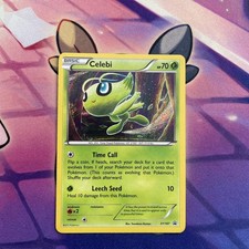 Pokemon Card | Celebi XY187 Holo Black Star Promo Mythic Collection 2017 