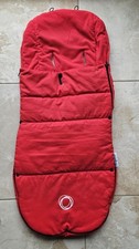 BUGABOO UNIVERSAL FOOTMUFF/COSYTOES FLEECE LINED IN RED