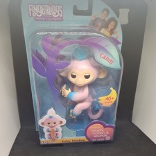 WowWee Fingerlings Rare Purple Baby Monkey "Candi" Interactive Toy -USA SELLER