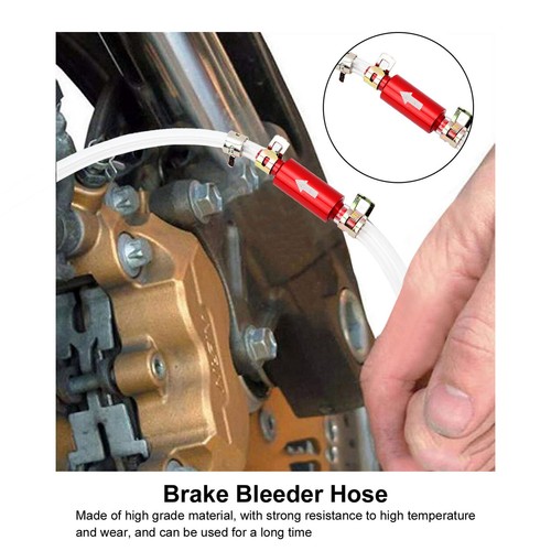 Δ1Pair Brake Bleeder Hose 6MM Long Lasting One-Way Check Valve - Picture 3 of 12