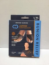Copper Compression - Copper Infused Bunion Relief - Large/X-Large NEW