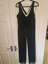 Grey & Osbourn Black And White Maxi Dress Uk16