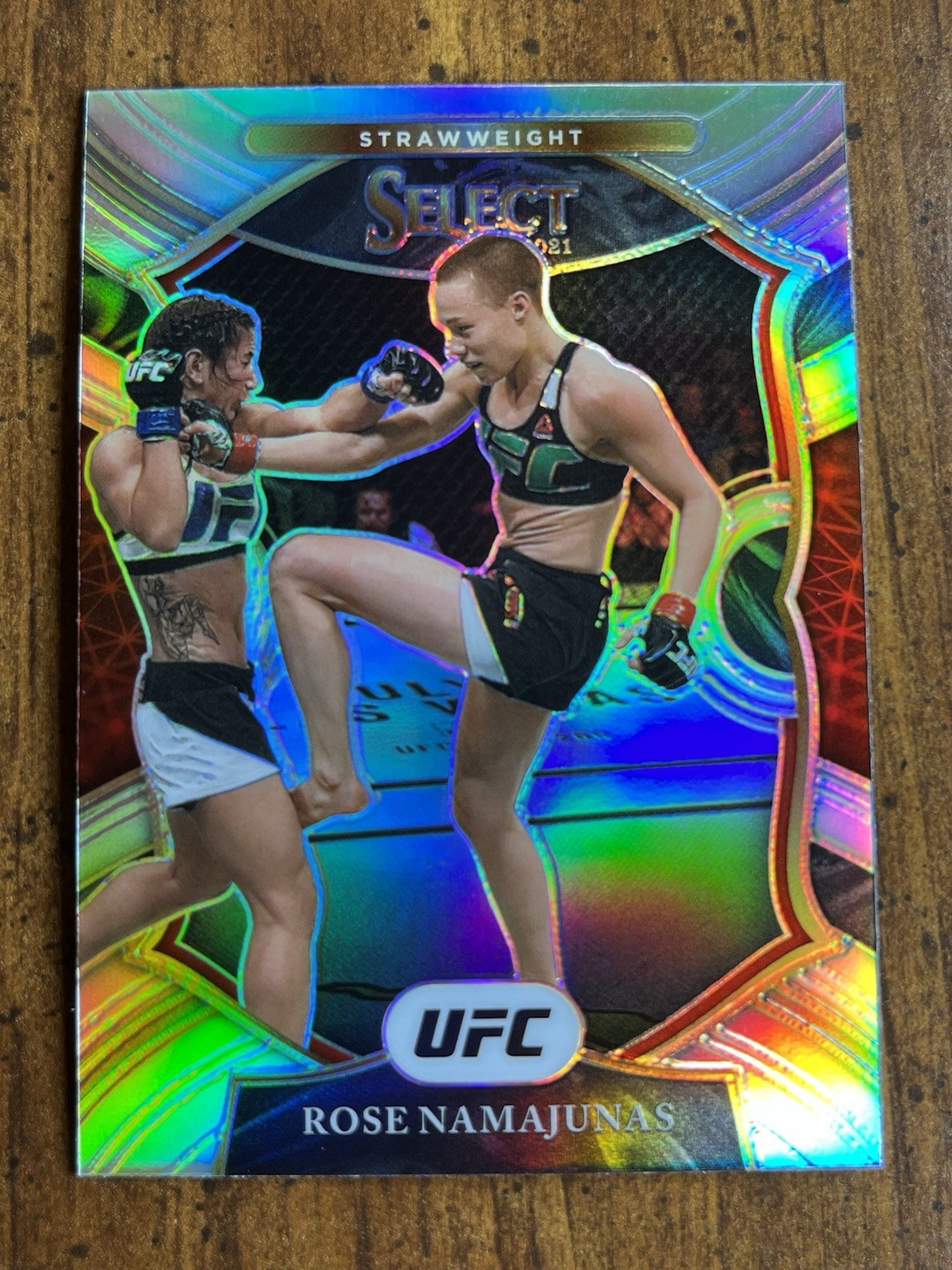 Rose Namajunas • 2021 Select Concourse Silver Prizm #11 UFC Champion 🌹🇺🇸🥊🥋