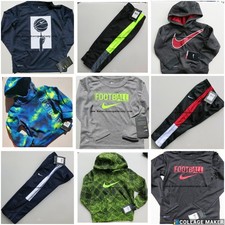 Nike Boys 2T Winter 9pc Track Pants Hoodie Sweatshirts Yellow Black Blue 306