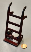 02/06 Antique Arcade Cast Iron Hand Truck with Original Red Paint
