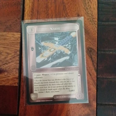 Meccg Narsil ICE Bord Noir - Photo 1/4
