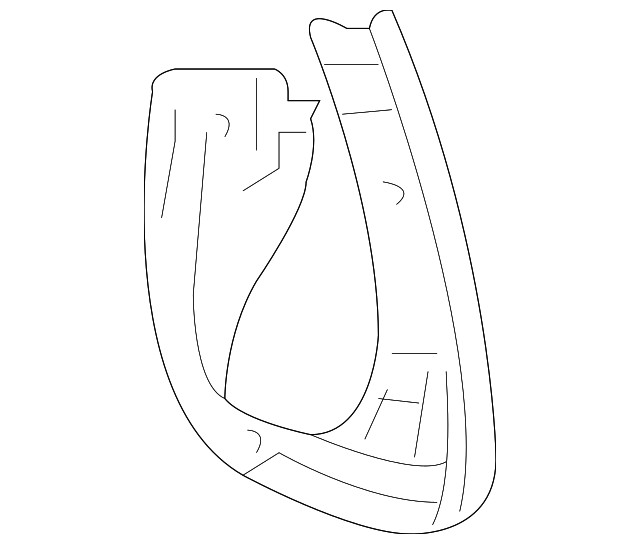 Guardabarros para Honda CR-V 2007-2011 (N/P 75830-SWA-003)