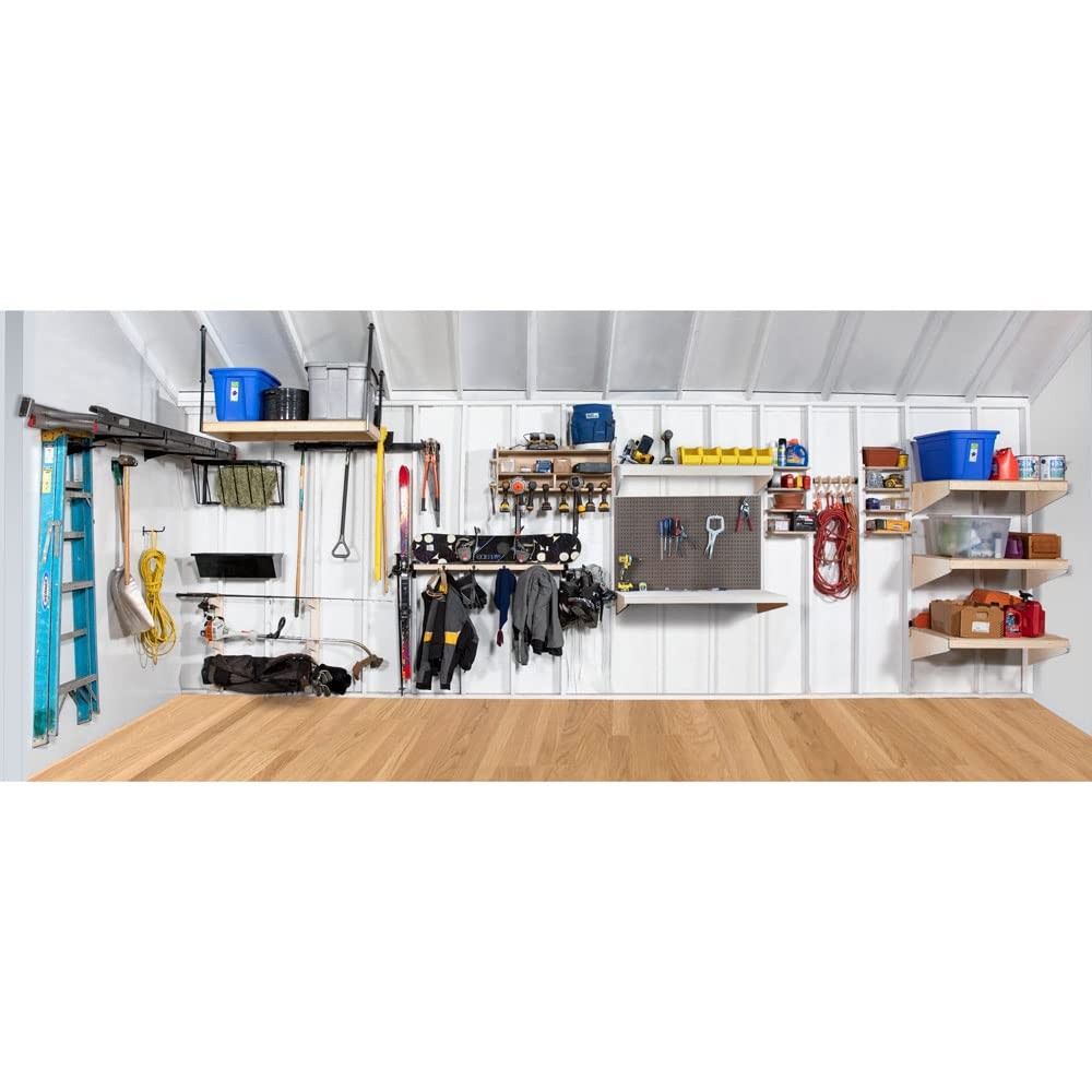 Garage Wall Hooks for Essentials - 2-Hook Garage Hanging Storage Rack Made wi... thumbnail 8