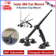 Insta 360 Car Mount for Insta360 X5/X4/X3, 5 in 1 360 Camera Mount Kit, Stable