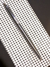 Vintage, Double Heart, Papermate Pen, Silver,...