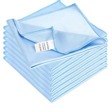 Microfiber Glass Cleaning Cloths Lint Free Streak Free Quickly and Easily Cle...