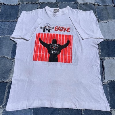Vintage 90 s Eazy E Straight Out Of Compton Rap t shirt Music NWA Dre Large