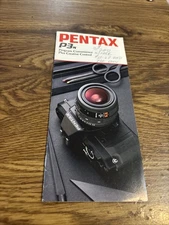 Pentax Cameras  P3N Program Convenience plus Creative Control  Guide Circa 80s