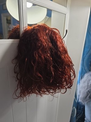 Style Icon New Short Wavy W Bangs Reddish Wig