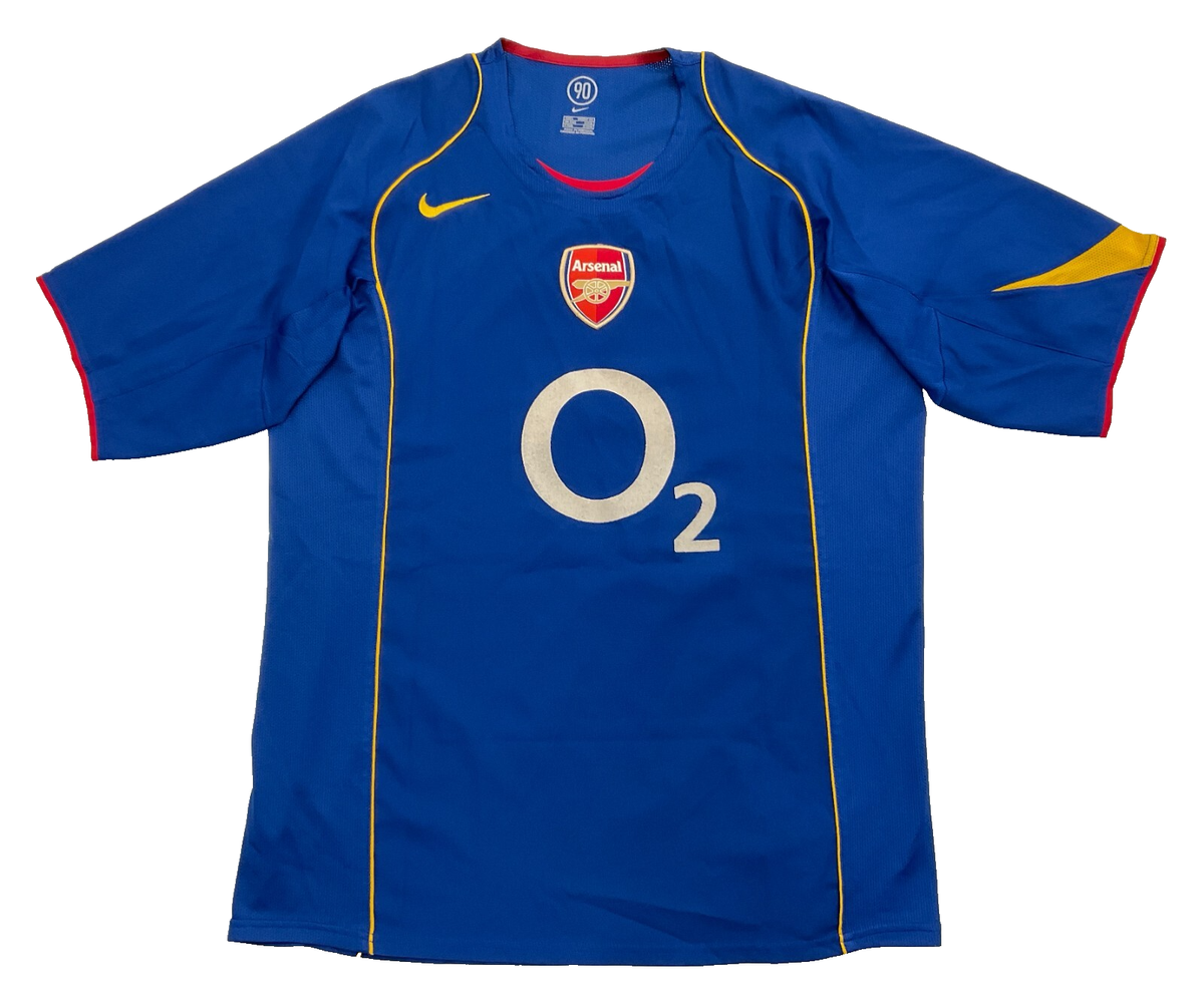 Nike ARSENAL 2004 2005 VINTAGE Football Away Shirt Soccer Jersey