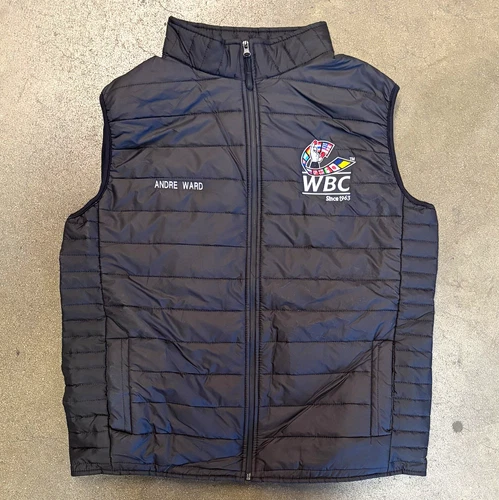 WBC Andre Ward Personal World Champion Quilted Puffer Vest - product listing photo